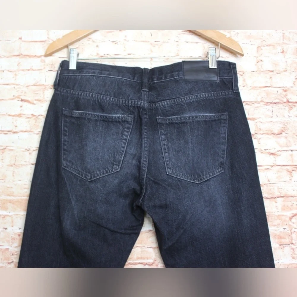 Madewell Dark Wash Straight Leg Jeans slim fit